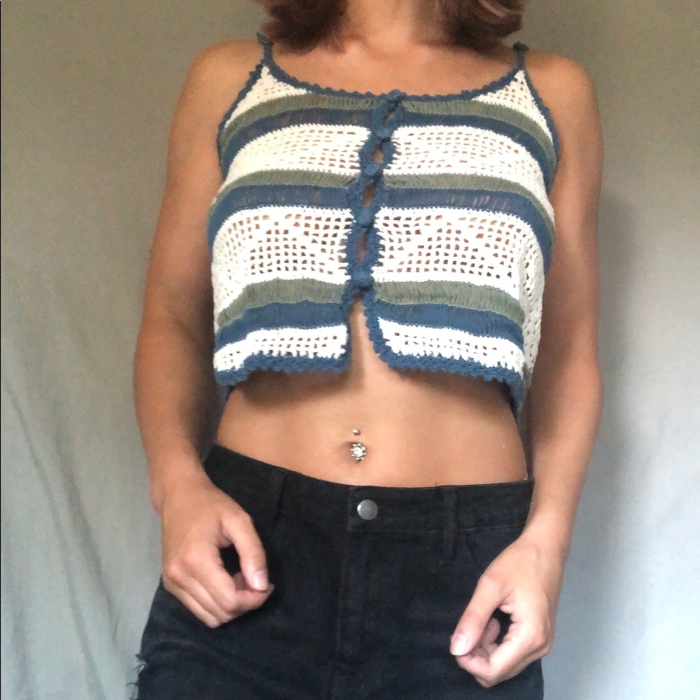 Crocheted summer tank